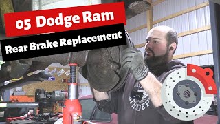 Dodge Ram 1500 Rear Brake Wheel Bearing and Seal Replacement [upl. by Alleunamme783]