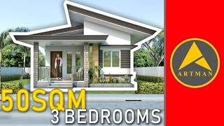 3 Bedroom House Design  100sqm lot Area [upl. by Ahsita339]