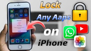 How To Lock Apps In Any IPHONE  apple apps Locked  how to Lock Apps on iPhone 2021 [upl. by Yvor]