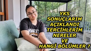 YKS SINAV SONUÇLARIM AÇIKLANDI TERCİHLERİMİ BELİRLEDİM ÇOK ŞAŞIRACAKSINIZ [upl. by Levesque]