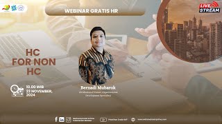 Webinar Gratis HR quotHC for non HCquot [upl. by Aynekat]