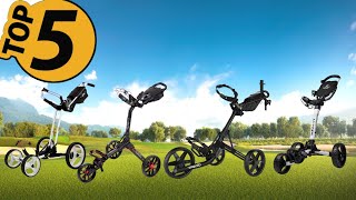 TOP 5 Best Golf Trolleys Today’s Top Picks [upl. by Oberon]