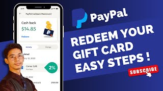 How to Redeem Paypal Gift Card [upl. by Ardnauq]