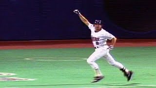 1991 WS Gm7 Larkins single wins series for Twins [upl. by Desirae925]