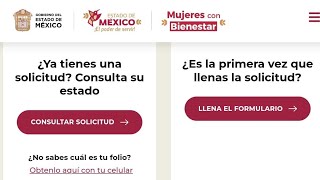 Mujeres con Bienestar 2024 🔴 NUEVAS SOLICITUDES 🔴💲2500 pesos 💳 así puedes Consulta tu solicitud 📱💻 [upl. by Baese]