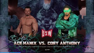 Ace Manix Vs Cory AnthonyUSW Halloween Special [upl. by Elegna]