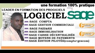 SAGE 100 RAPPROCHEMENT BANCAIRE 1ère partieRapprochement manuel [upl. by Selhorst]