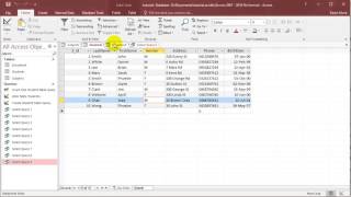 SQL with Microsoft Access 2016 Lesson 11  Joining tables [upl. by Ylrbmik]