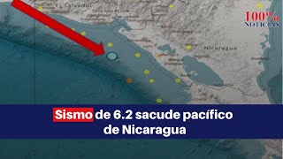 Sismo de 62 en Nicaragua con magnitud de terremoto [upl. by Moor]