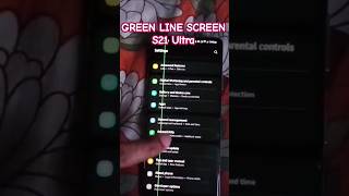 Samsung S21 ultra Green Line Screen Problem  Got Free Screen Replacement from samsung [upl. by Reena833]