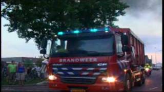 Grote brand in Sint Maartensdijk [upl. by Akemot]