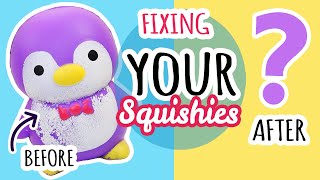 Squishy Makeovers Fixing Your Squishies 20 [upl. by Aruasi]