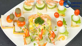 Recipe for 6 delicious and easytomake Canapes [upl. by Adanar]