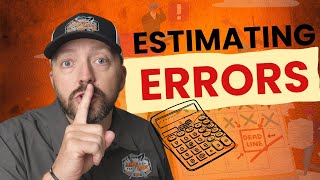 Estimating Errors That Cost Big Dollars [upl. by Odelet]