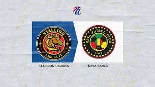 PFL Season 20242025  Stallion Laguna vs Kaya Iloilo [upl. by Bonnell]