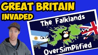 Californian Reacts  The Falklands War  Britain vs Argentina [upl. by Harle]