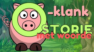 oklank Afrikaanse kinderstorie met woorde  Alfabet letters [upl. by Kenneth696]