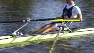 Rudertechnik rowing technique RCB Skiff [upl. by Milburn]