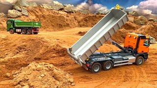 SUPER looong BEST OF RC Trucks 2022 at the constructionworld in 4K [upl. by Nosreg]