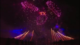 Feux d’artifice Paris 14072023 Tour Eiffel Trocadéro  full HD vidéo complet programme [upl. by Bronder]