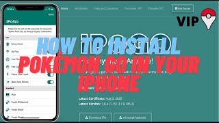 HOW TO INSTALL IPOGO ON IOS  ALTERNATIVE TO ISPOOFER  PC OR MAC NEEDED [upl. by Avir]