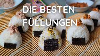 Onigiri EINFACH selber machen japanische Reisbällchen [upl. by Naeloj]