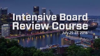 2016 Summer Institute  Intensive Board Review Course [upl. by Mahtal]