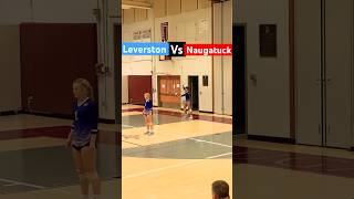 Leverston Vs Naugatuck Volleyball Rally 🏐👋😮volleyball rally vs naugatuck [upl. by Ainitsirc]