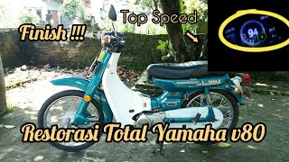 Yamaha V75 seharga Scoopy❗ kita buka bukaan semua disini ‼️ retropolis restorasi yamaha [upl. by Leinod642]