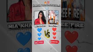 How To Challenging Shorts  Mia Khalifa Vs Free Fire 🔥 freefire shortsfeed [upl. by Ayirp]