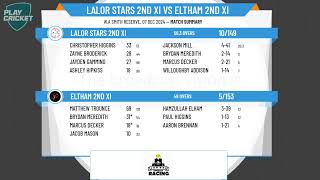 Lalor Stars 2nd XI v Eltham 2nd XI [upl. by Einnek59]