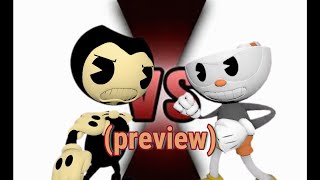 SFMCUPHEAD Cuphead vs Bendy preview [upl. by Lepine]