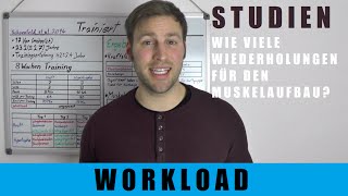 Workload im Bodybuilding und Krafttraining – Wiederholungsbereich Hypertrophie Muskelaufbau [upl. by Karna]