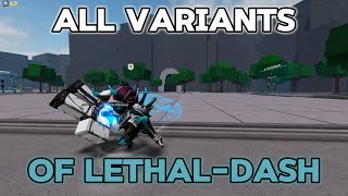 How To Do ALL Variants Of LethalDASH The Strongest BattleGrounds [upl. by Koenig]