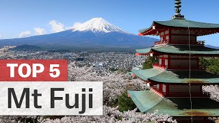 Top 5 Things to do Around Fuji  japanguidecom [upl. by Nirej]