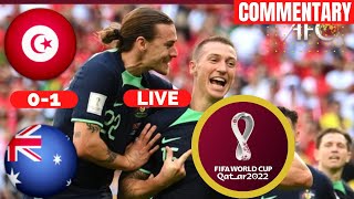 Tunisia vs Australia Live Unique Commentary Stream World Cup 2022 Football Match Highlights Tunisie [upl. by Hoenack]