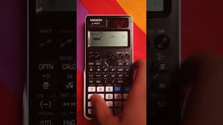 How to do Polynomial EQUATION on FX 991exshorts calculator viralvideo [upl. by Nhguahs]