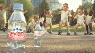 Reklama wody EVIAN  EVIAN Roller Babies [upl. by Anairdna]