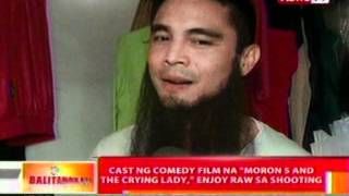 BT Cast ng comedy film na Moron 5 and the Crying lady enjoy raw sa shooting [upl. by Mikeb]