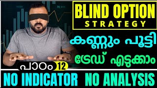 പാഠം 12 Blind Option Strategy in Nifty  Most Simple Option Trading Strategy [upl. by Oys]