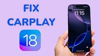 How To Fix CarPlay Not Working After iOS 18 Update [upl. by Afnin]