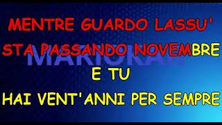 Eros Ramazzotti Sta passando novembre karaoke [upl. by Eux]