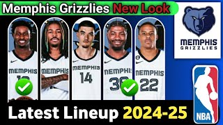 Memphis Grizzlies ROSTER 20242025  Grizzlies Roster 2024  NBA New UPDATE [upl. by Anuait160]