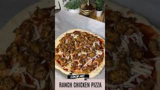 Quick amp Easy Ranch Chicken Pizza [upl. by Ahsienar]