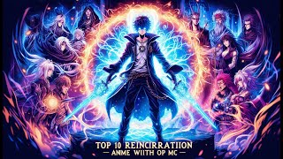 Top 10 Reincarnation Anime with OP MC [upl. by Nawoj]