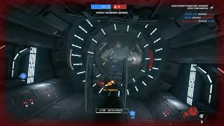 Starfighter Assault Gameplay  Fondor Empire Star Wars Battlefront II [upl. by Nahte]