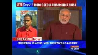 Political war over Modis secularism speech [upl. by Siekram64]