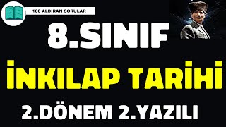 8 Sınıf İnkılap Tarihi 2 Dönem 2 Yazılı Soruları ve Cevapları [upl. by Allen]