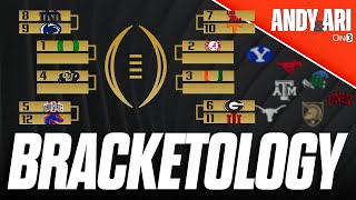 College Football Playoff BRACKETOLOGY Week 13  CFP after BYU Tennessee fall in BIG 12 SEC play [upl. by Maxine]