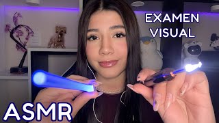 ASMR ESPAÑOL  EXAMEN DE LA VISTA roleplay  CHEQUEO TUS OJOS  Sigue mis instrucciones [upl. by Hersh514]